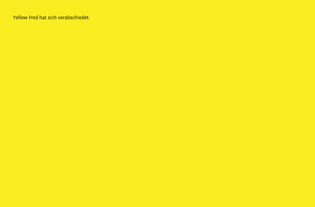 Javascript muss auf Yellow Fred erlaubt sein!